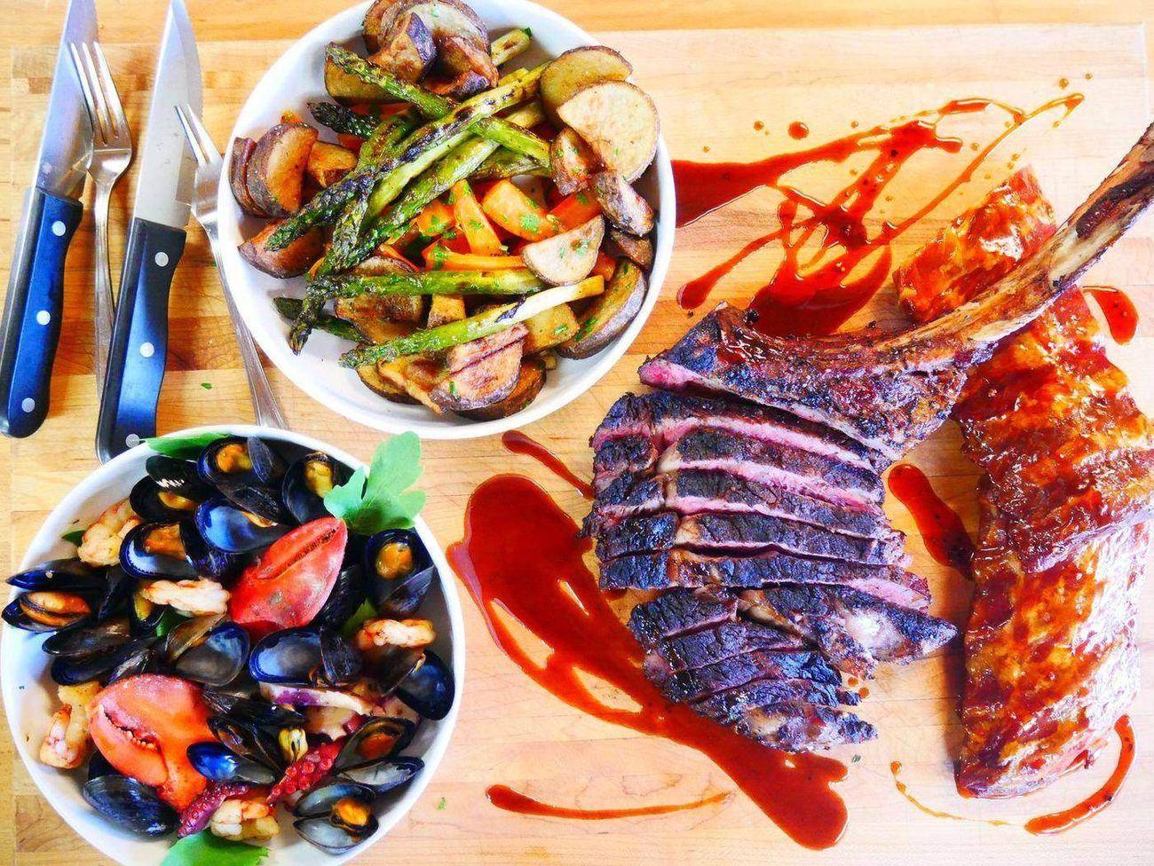 Assiette d'un menu gastronomique sur mesure élaboré par Le Râtelier